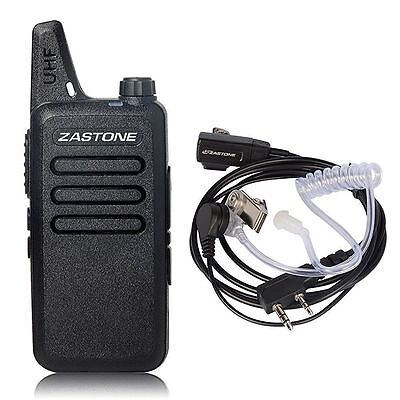 Zastone ZT-X6 400-470 MHz 16 channels Walkie Talkie Mini portable Radio Earpiece