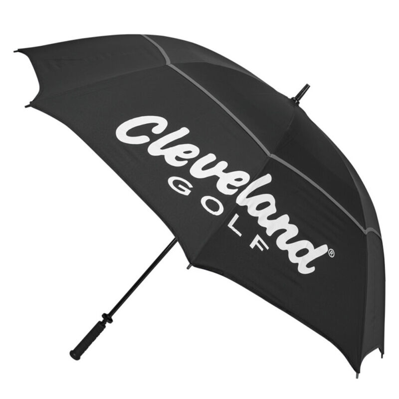 New Cleveland Golf Double Canopy 62" Umbrella Black