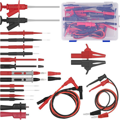 Test Leads Set, 22 in 1 Multimeter Test Leads with Electrical Alligator Clips, S