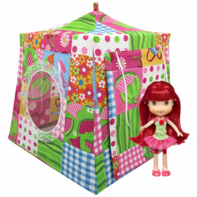 Multi color, Gardening Print Toy Play Pop Up Tent, 2 Sleeping Bags, Handmade