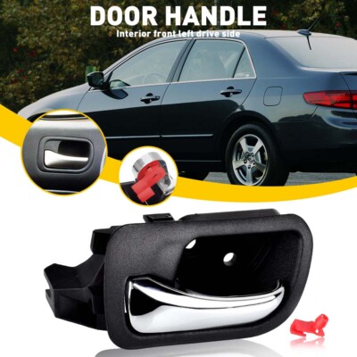 Front Inside Interior Door Handle Black Driver Side Left LH for Accord 4 Door ED