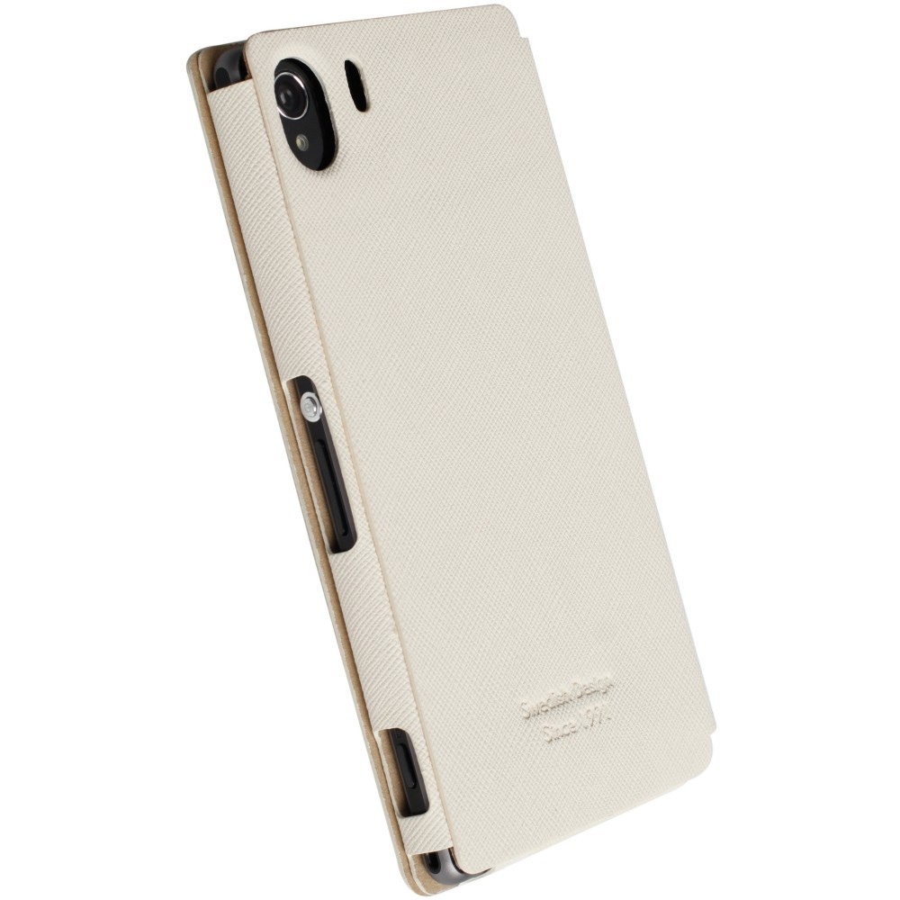 CUSTODIA CASE KRUSELL FLIPCOVER MALMO per SONY ERICSSON XPERIA Z1 BIANCA