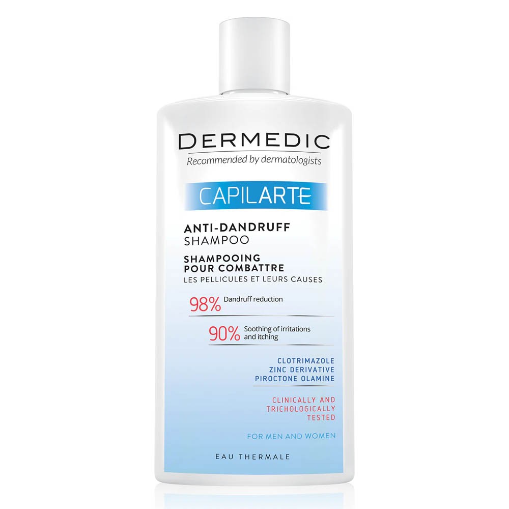 Dermedic Capilarte Anti-Dandruff Shampoo Sensitive Itchy Scalp Care 8x300ml - Picture 3 of 7