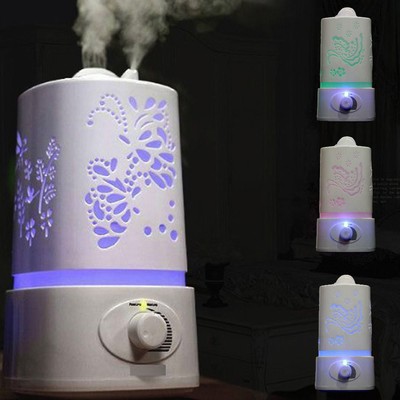 New Ultrasonic Humidifier Air Mist Purifier Room Home Office Freshener Diffuser