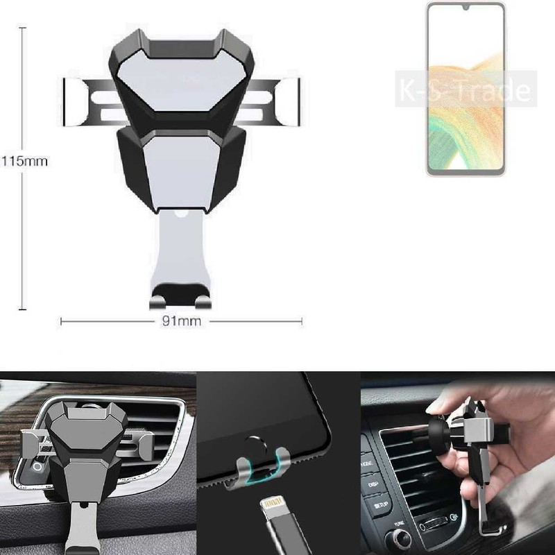Support Voiture Pour Samsung Galaxy A33 5g TÃ©LÃ©Phone Montage Ã©Vacuation D'Air
