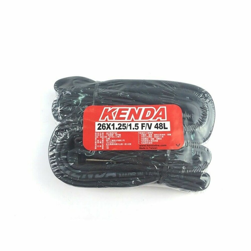 KENDA Mountain Bike Inner Tubes 26x1.25/1.5 F/V Presta/French 48mm(L)  - 2 pcs
