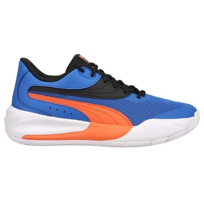 Мужские синие кроссовки Puma Triple Basketball Lace Up Спортивная обувь 376640-12