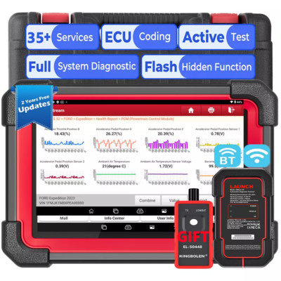 2024 LAUNCH CRP919E BT PRO Bidirectional Car Diagnostic Scanner Tool ECU Coding