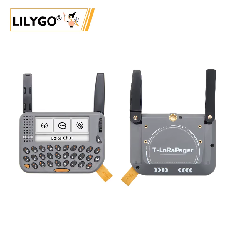 ® T-LoRa Pager ESP32-S3 Handheld IoT Device, 2.33" Display, QWERTY Keyboard, GPS