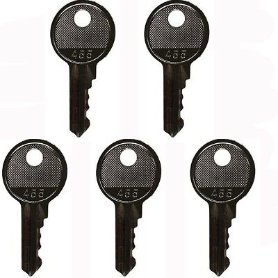 5PCS for Ronis 455 Ignition Keys Skyjack Genie Terex Snorkel Lift Keys