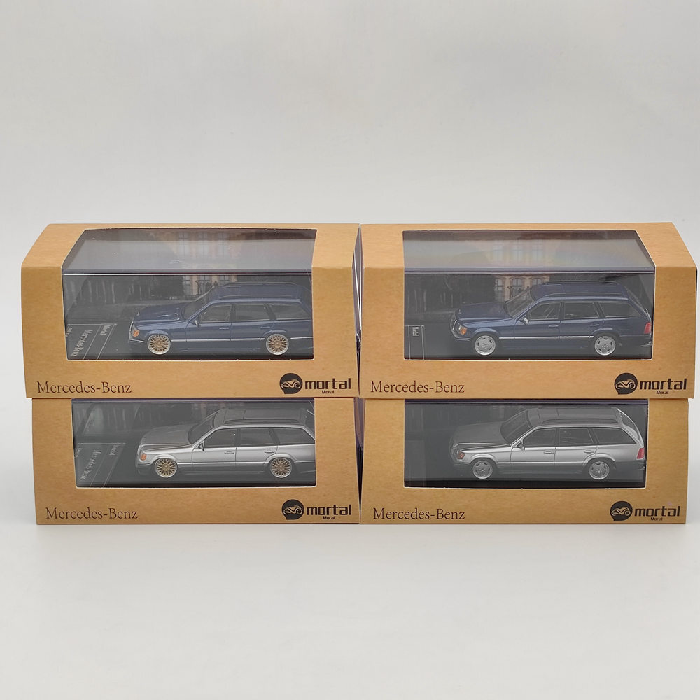 Mortal 1:64 Mercedes-Benz S124 Travel Diecast Toys Car