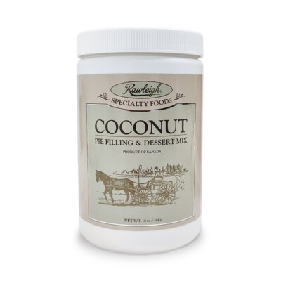 Rawleigh Coconut Pie Filling & Dessert Mix: 16 oz / 454g - Pack of 1