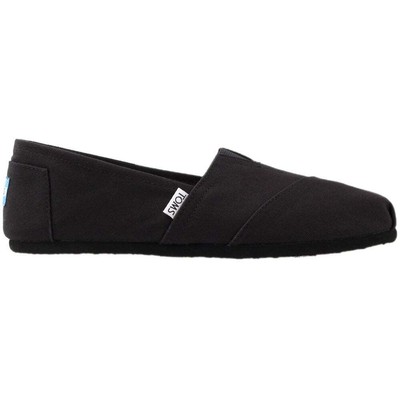 

Черные женские повседневные туфли на плоской подошве TOMS Alpargata 10002472T, Черный, TOMS Alpargata Slip On