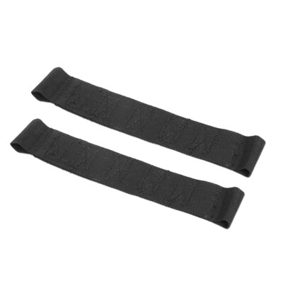2x Black Adjustable Door Limiting Straps For 1955-2006 Jeep Wrangler CJ/TJ/YJ