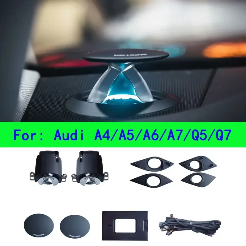 Tweeter lift Speaker with ambient light for Audi A6 C7 C8 A7 A4 A5 B8 B9 Q5 2017
