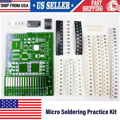 Practice Board SMD/SMT Components Soldering Electronic Project kits DIY Solderin