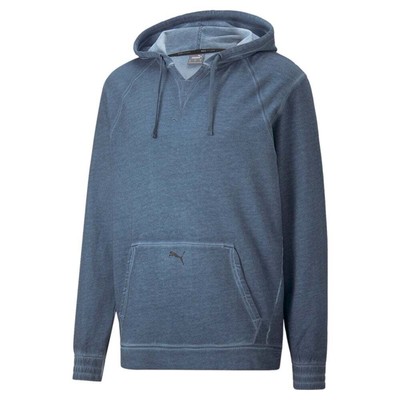 

Puma Studio Wash Training Pullover Hoodie Mens Grey Casual Outerwear 52211418