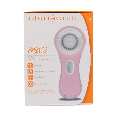 Clarisonic Facial Cleansing Brush System, Mia 2 Sonic Face Scrubber, 2 Speeds