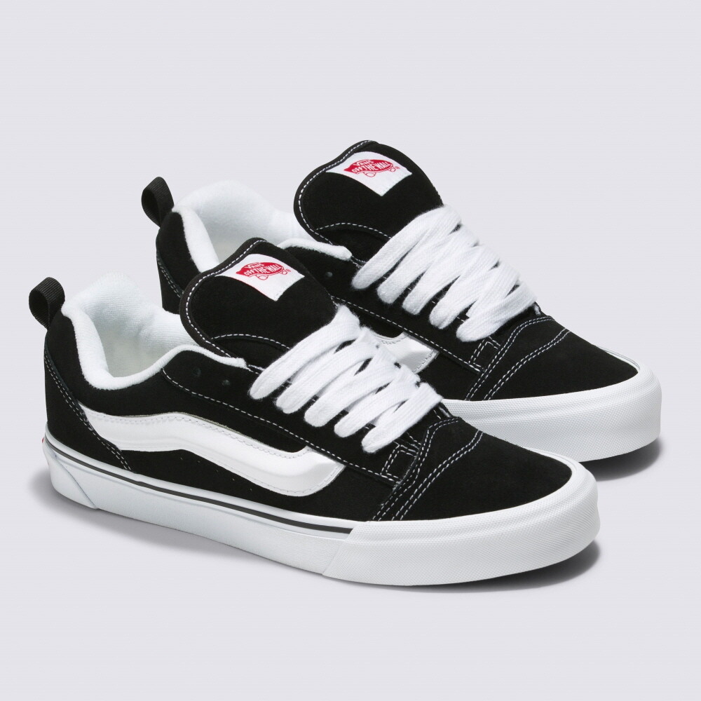 スケートボード Vans Knu Skool Black/True White 11.0 Vans Knu Skool Skate Shoes Sneakers Black/True White