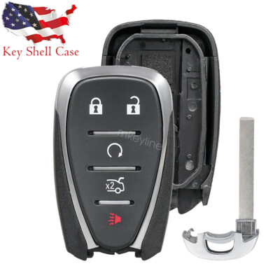 5-Button Key Fob Shell Case Cover for Chevy Malibu 2016 2017 2018 2019 2020 2021