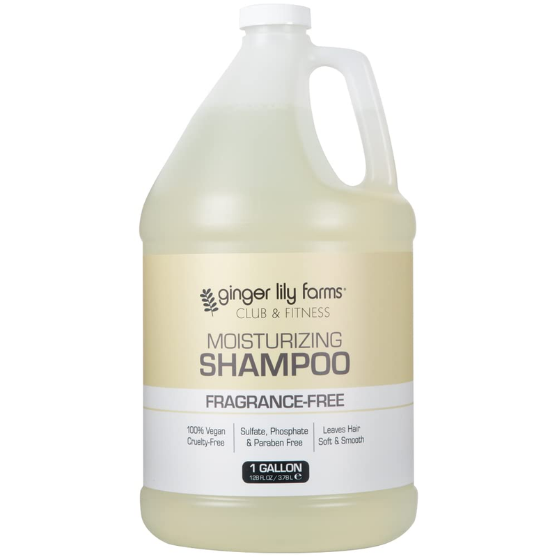 Ginger Lily Farms Club & Fitness Moisturizing Shampoo for All Hair Types, 100% V