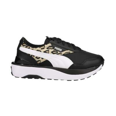 

Puma Cruise Rider Summer Roar Leopard Молодежные девушки Черные кроссовки Повседневная обувь 3, Черный, Puma Cruise Rider Summer Roar Leopard Youth