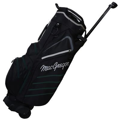 MacGregor Golf VIP Cart Bag with Built In Wheels / Handle, 14 Way Divider Green