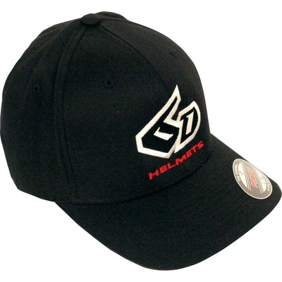6D HELMETS Logo Flexfit? Hat NEW  BLACK