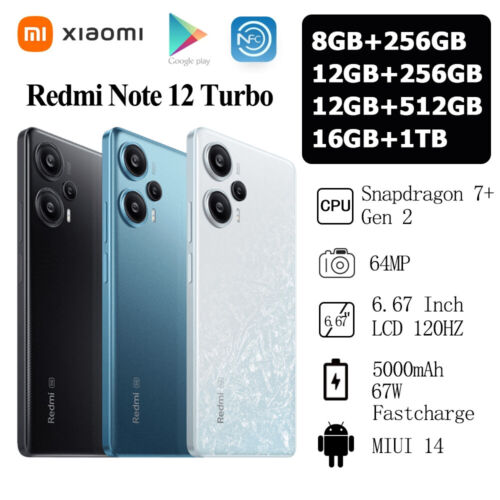 Xiaomi Redmi Note 12 Turbo 5G Snapdragon 7+ Gen 2 64MP Xiaomi Redmi Note 12 Turbo 5G Snapdragon 7+ Gen 2 64MP