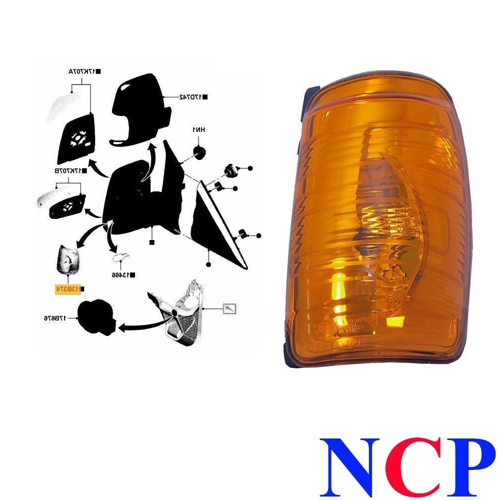 ford transit custom wing mirror indicator lens