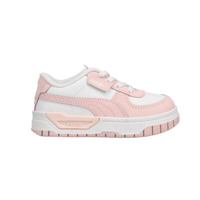 Puma Cali Dream Pastel Ac Perforated Lace Up  Toddler Girls White Sneakers Casua
