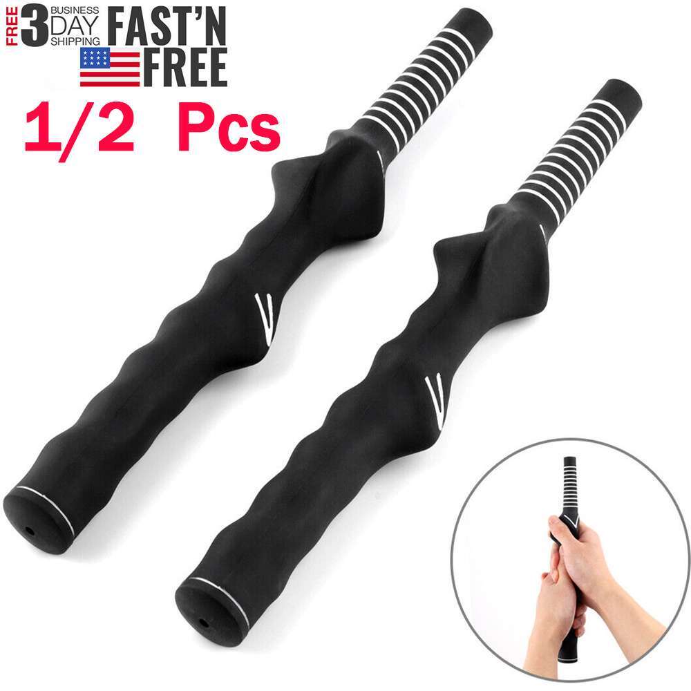 1-2Pcs Golf Grip Swing Trainer Standard Teaching Aid Training Practice RightHand