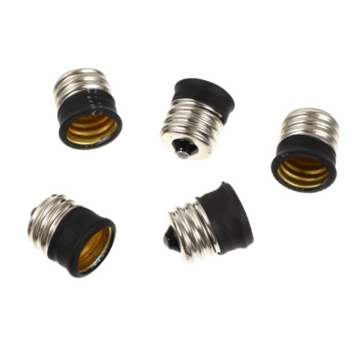 5pcs E17 to E14 Socket Base Adapter Converter for LED Bulbs Light Sockets