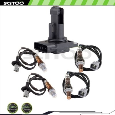 MAF Sensor for 2001-06 Lexus LS430 4.3L V8 Oxygen sensor Upstream&Post X 4pcs