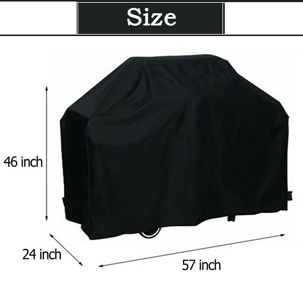 Garden BBQ Gas Grill Cover Barbecue Waterproof Outdoor Heavy Duty UV Protection