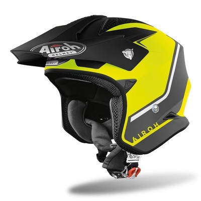 Airoh TRR-S Pure Open Face Trials Off Road Motorcycle Helmet Enduro Dirt Bike -L