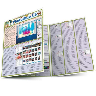 Photoshop Cs (Laminated Reference Guide; Quick Study Computer) BarCharts, In...