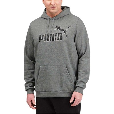 

Puma Graphic Fleece Pullover Hoodie Big Tall Mens Size  Повседневная верхняя одежда 84, Grey