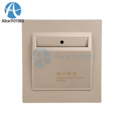 AC180-250V 40A Hotel Keycard System Insert Card To Take Power Saving Energy