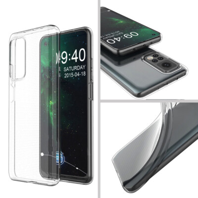 Ultra Thin Clear Soft Gel TPU Case Cover F Xiaomi Redmi 10T X3 K20 Huawei Mate40