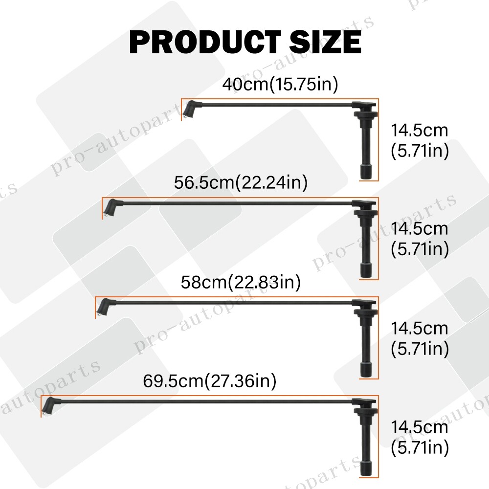 Tune Up Kit Plugs Ignition Wires HE76 for Honda Civic CX DX LX EX 1.6L 96-00