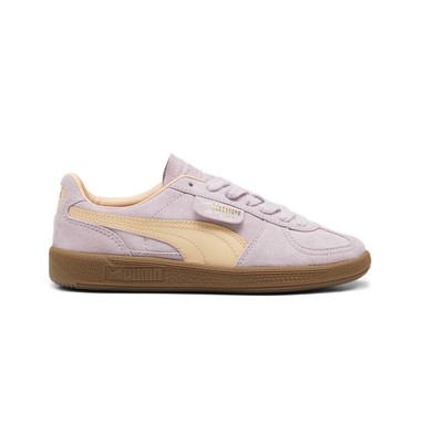 Молодежные кроссовки Puma Palermo на шнуровке для девочек фиолетового цвета, повседневная обувь 39727106