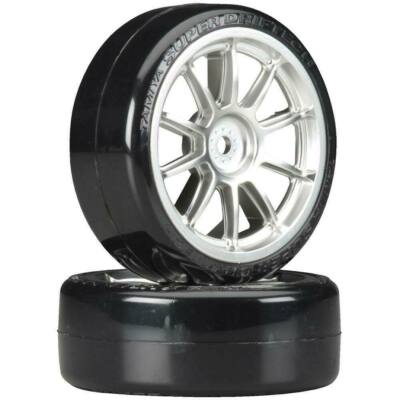 1/10 SD Drift Tech Tires/10-Spoke Wheels 24mm Tamiya TAM54022