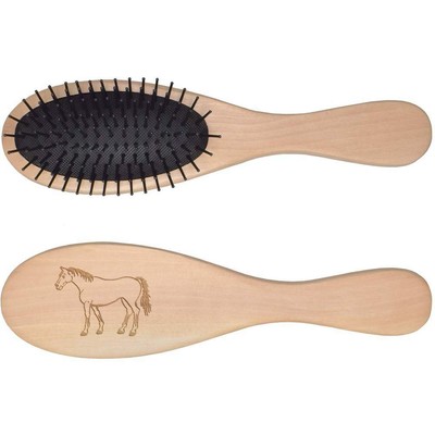 'Staand Paard' Houten Haarborstel / Kam (HA017248)