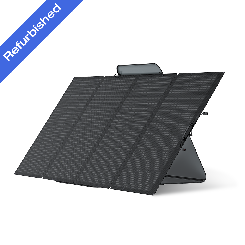 Ecoflow ソーラーパネル 400w　新中古 EcoFlow 400W Solar Panel Kit Self-supporting Waterproof