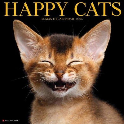 Willow Creek Press,  Happy Cats 2025 Wall Calendar