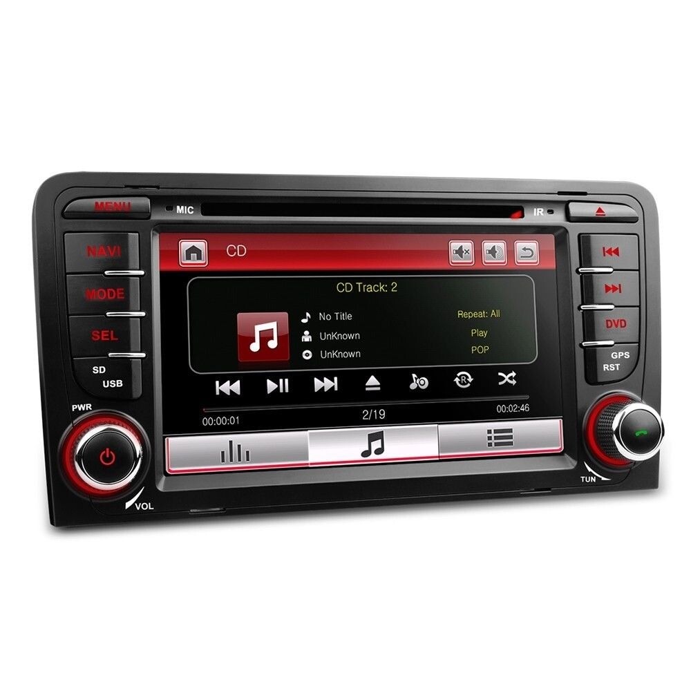 Audi A3 S3 A4 S4 Touchscreen GPS Bluetooth Car Audio Radio DVD