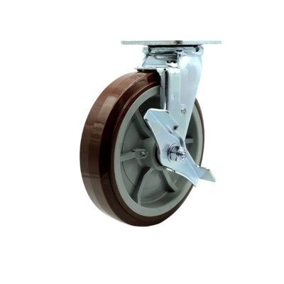 Cres Cor HP0569269B 8 Inch Replacement Caster with Brake   Service Caster