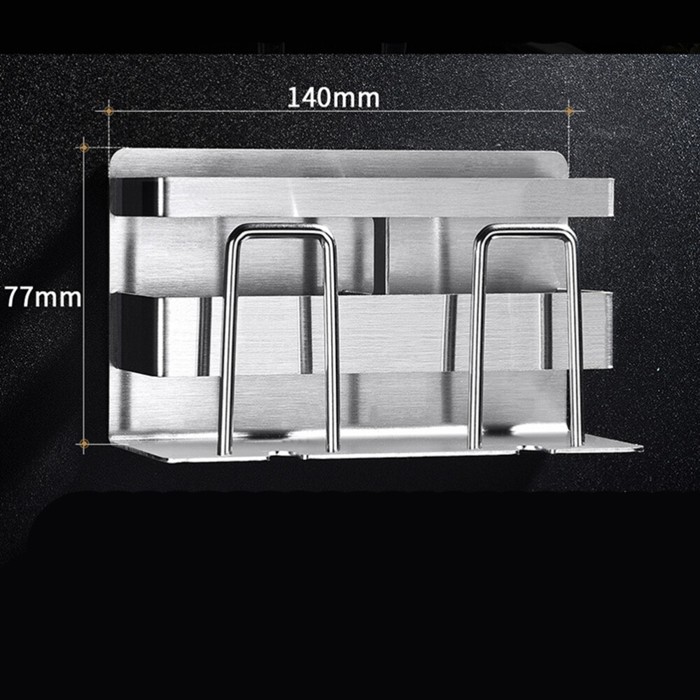 Zahnbürstenhalter Kreative Edelstahl Zahnbürste Organizer Wandhalterung