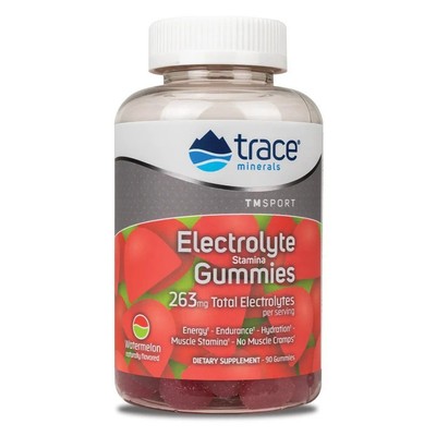 Trace Minerals Electrolyte Stamina Gummies Арбуз 90 Gummy